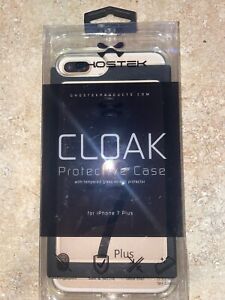Ghostek Cloak Clear Protective Case with Tempered Glass Screen for Iphone 7+