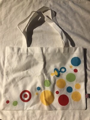 TARGET Baby ShoppingTote Blanco Foto 1 de 4
