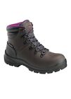 Avenger Women's 6-inch Builder Soft Toe Eh Work Boots Brown  Size 7m- A8675