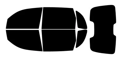 Tinte de ventana para Chrysler PT Cruiser Sedán 01-10 Kit de película nano cerámica precortada para automóvil Foto 1 de 4