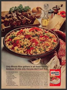 Minute Reis 60er Jahre Print Reklame Anzeige 1963 "Reis Italien" Rezept - Bild 1 von 1