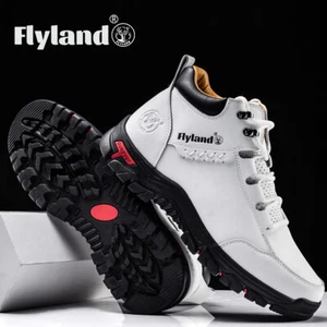 Botas Chukka FLYLAND Clásicas De Colección de Cuero Genuino Informales Zapatos al Aire Libre - Imagen 1 de 80