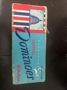 Vintage Capitol Dominoes by Halsam. 56 piece Set - Picture 1 of 2