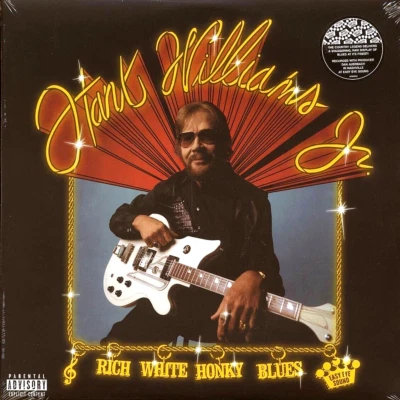HANK WILLIAMS, JR "RICH WHITE HONKY BLUES" BRAND NEW! STILL SEALED LP! (MINT) - Image 1 of 2