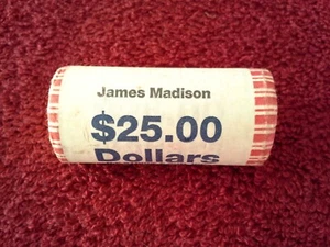 2007 James Madison Presidential Dollar Original Roll - Unopened & Unsearched - Picture 1 of 3