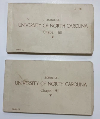University of North Carolina (2) 1920 Postcard Booklets 27 Albertype Views - Image 1 of 4