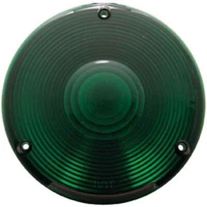 United Pacific 30246 - Round Turn Signal Lens Green W/ 3 Screw Mount - Picture 1 of 1