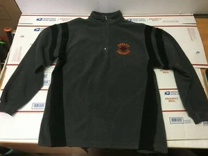 Harley Davidson Men’s 1/4 Zip Fleece Pullover Jacket Size M Crystal River FL - Picture 1 of 8