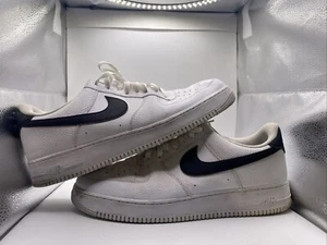 Size 15 - Nike Air Force 1 '07 Low White Black - Picture 1 of 10