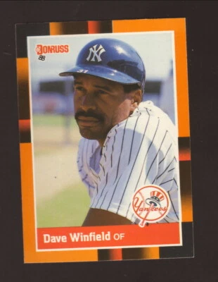 Dave Winfield--New York Yankees--1988 Donruss Best Baseball Card - Image 1 of 2