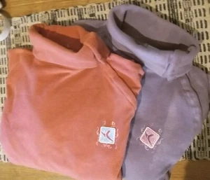 domyos decathlon creation pullover fleece ladies jumper press studs 2 Pink Purpl - Picture 1 of 16
