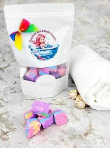 Rainbow Rock, Bath Bomb / Bath Fizzers, Stocking Filler, Christmas Gift,Bath fun - Picture 1 of 7
