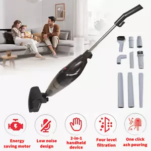 2-in-1 Stick Handheld Vacuum Cleaner For Carpet Floor Pet Hair 15000pa +9 Nozzle - Picture 1 of 15