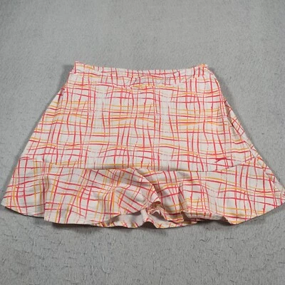 Falda Slazenger Skort Pequeña Blanca Forrada Geométrica Elástica Activa Foto 1 de 4