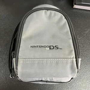 Nintendo 3DS DSi Lite Backpack Carrying Case Gray - Used & Cleaned Needs Strap - Picture 1 of 1