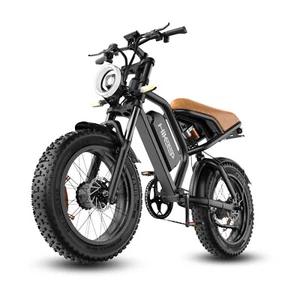 Hikeep Electric Bike 20in Fat Tire Ebike with 1000W 48V/15.6Ah for Adults - Picture 1 of 10