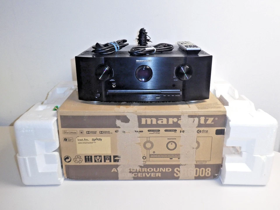Marantz SR6008 7.2 High-End AV-Receiver Schwarz in OVP, 2 Jahre Garantie - Bild 1 von 4