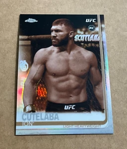 2019 Topps Chrome UFC #77 Ion Cutelaba Rookie Card Sepia Refractor - Picture 1 of 2