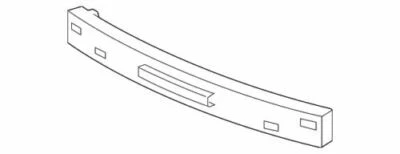 Barra de impacto parachoques trasero genuino GM 2004-2010 Pontiac Chevrolet G6 Malibu 25901042 Foto 1 de 2