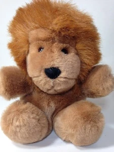 Gund Lion Roary Plush RARE Brown Stuffed Animal 1979 Korea K-1 Soft Toy 7"  - Picture 1 of 8