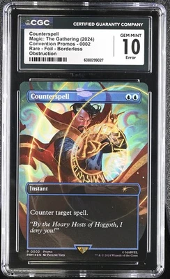 2024 MTG Promo Marvel Counterspell Dr. Strange Foil CGC 10 Misprint Error - Image 1 of 2