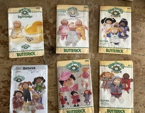 Lot Of 6 Vintage Cabbage Patch Kids Patterns. - Picture 1 of 7