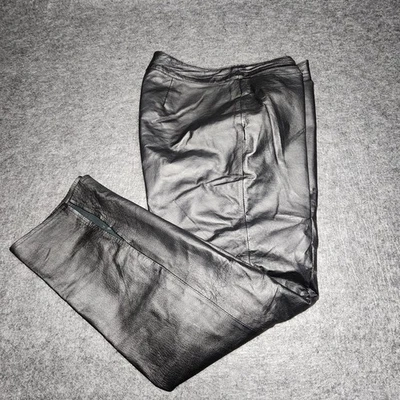 Pantalones de cuero vintage Metrostyle para mujer para montar motocicleta motociclista 14 Foto 1 de 4