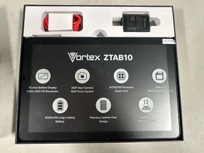 Tablet Vortex ZTAB10 Android 10" WiFi - Caja Abierta Nueva Foto 1 de 3