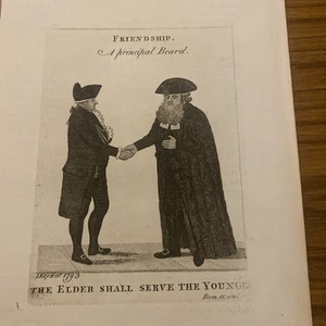 Grabado Original John Kay - 1793 - Amistad - George Marido Baird y Thomas Elder - Imagen 1 de 4