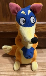 Gund Plush Dora the Explorer Swiper Fox 9" Stuffed Animal 2001 with Blue Mask - Picture 1 of 9