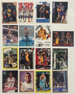 (16) Basketball Card Lot *Iverson RC, Shaq RC's, Kobe Cards *Fair to EX - Picture 1 of 5