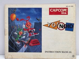 Yo Noid - Nintendo NES Manual Instruction Booklet