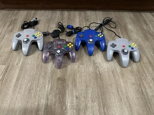 Official Nintendo 64 Controller AUTHENTIC 👾 OEM N64 Remote Original Bundle Lot - Picture 1 of 7