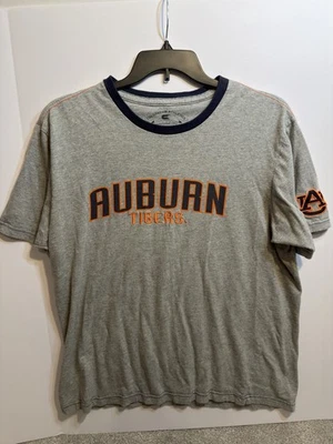 University Of Auburn Tigers Ringer Tshirt Colosseum Athletics Men’s Large - Image 1 of 4