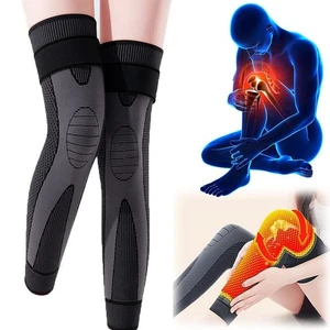 2Stk Kniebandage GLong Lange Beinbandage Oberschenkel Wade Bandage Sport Fitness - Bild 1 von 11