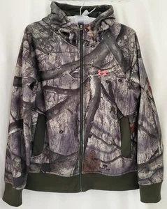 Women's Under Armour Hoodie Sweater Medium Semi-Fitted Mossy Oak Treestand Camo - Bild 1 von 20
