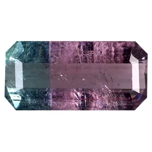 2.36 ct Octagon (13 x 6 mm) Unheated / Untreated Natural Watermelon Tourmaline - Picture 1 of 1