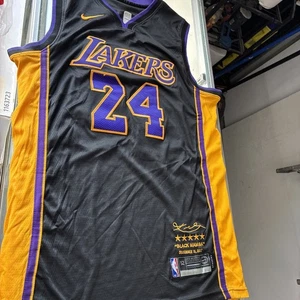Kobe Bryant 24 Black Mamba Barely Used Size 52 Nike Jersey - Picture 1 of 5