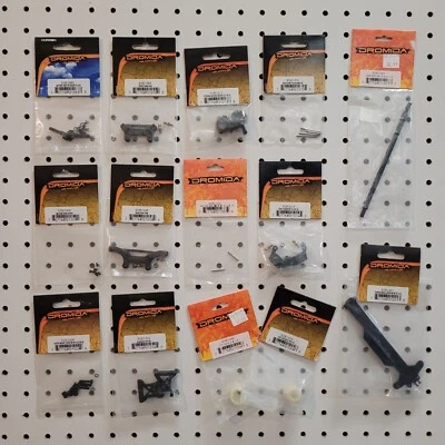 Dromida ~ 14 Item Parts Lot ~ Mixed Cars 1/18 Rally BX MT SC 4.18 NIP NOS - Image 1 of 4