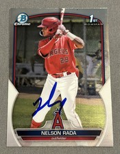 Nelson Rada Signed 2023 Bowman Chrome 1st Card #BPPF-132 Autographed Auto Angels