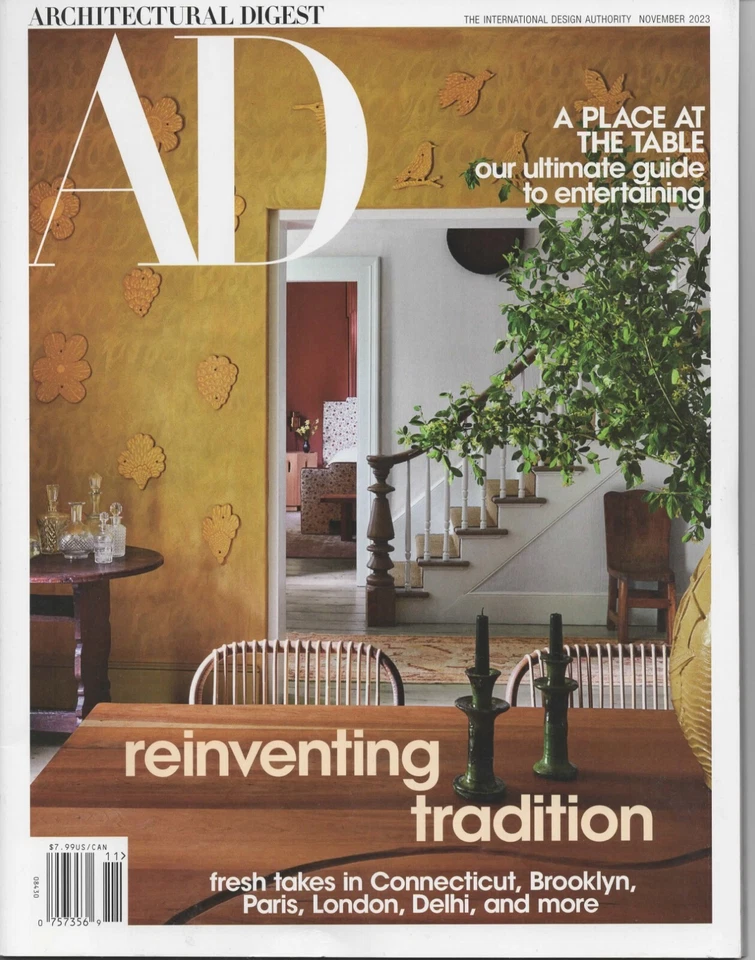 Architectural Digest Connecticut Brooklyn Paris London Delhi November 2023 - Image 1 of 1