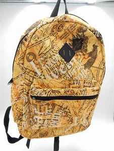 Harry Potter Marauders Map I Solemnly Swear Hogwarts Backpack Bag Warner Bros - Picture 1 of 15