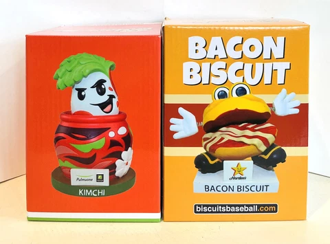 Kimchi and Bacon Biscuit BOBBLE HANDS Montgomery Biscuits 2023 Bobblehead SGA Cover