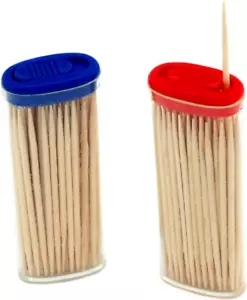 Chef Craft Select Bamboo Pocket Toothpicks, 60 Count 2 Piece Set, Natural - Picture 1 of 2