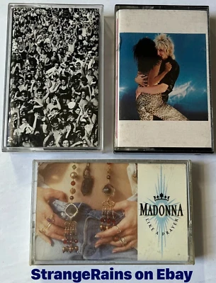 MADONNA - GEORGE MICHAEL - ROD STEWART  3 Cassette Tape Lot  ALL PLAY TESTED - Image 1 of 3