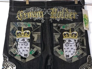 VINTAGE Y2K CROWN HOLDER HERREN JEANS CROWN GRÖSSE 36 INNENNAHT 30" BEINÖFFNUNG 8,5" - Bild 1 von 8