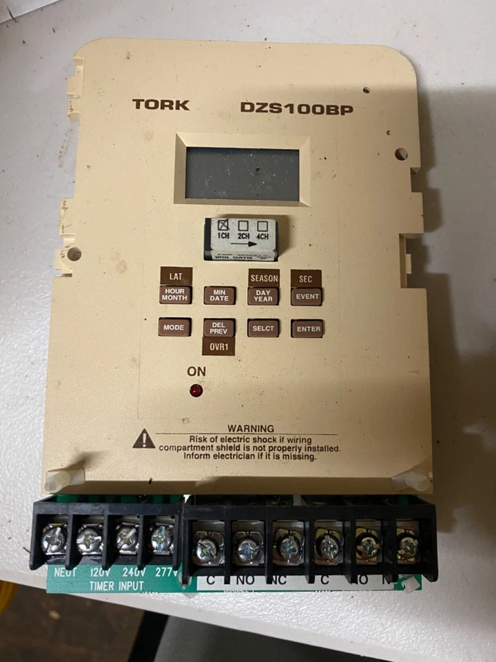 Tork Dzs100bp Electronic Timer,Astro 365 Days,Dpdt - Image 1 of 1
