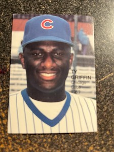 Ty Griffin Cubs 1989 Pacific Rookies Superstars Series 2 RARE UNLICENSED #11