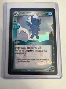 My Little Pony Card CCG Marks in Time Super Rare #8 SR Night Glider - Picture 1 of 1