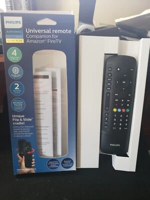 Philips - 4-Device Fire TV Universal Companion Remote - Black Amazon - Image 1 of 2